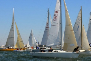  Die Bootsflotte des Cercle de la Voile Arcachon